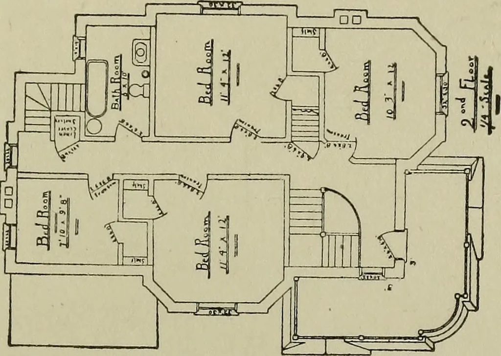 An illustration from Common-sense stair building and handrailing .., 1913, leaf 236