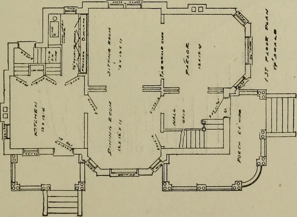 An illustration from Common-sense stair building and handrailing .., 1913, leaf 236