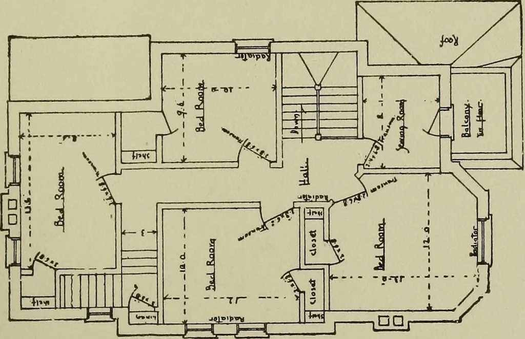 An illustration from Common-sense stair building and handrailing .., 1913, leaf 240