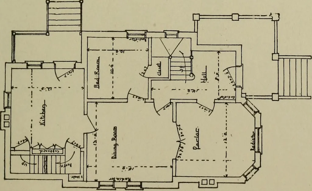 An illustration from Common-sense stair building and handrailing .., 1913, leaf 240