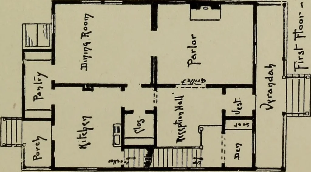 An illustration from Common-sense stair building and handrailing .., 1913, leaf 242