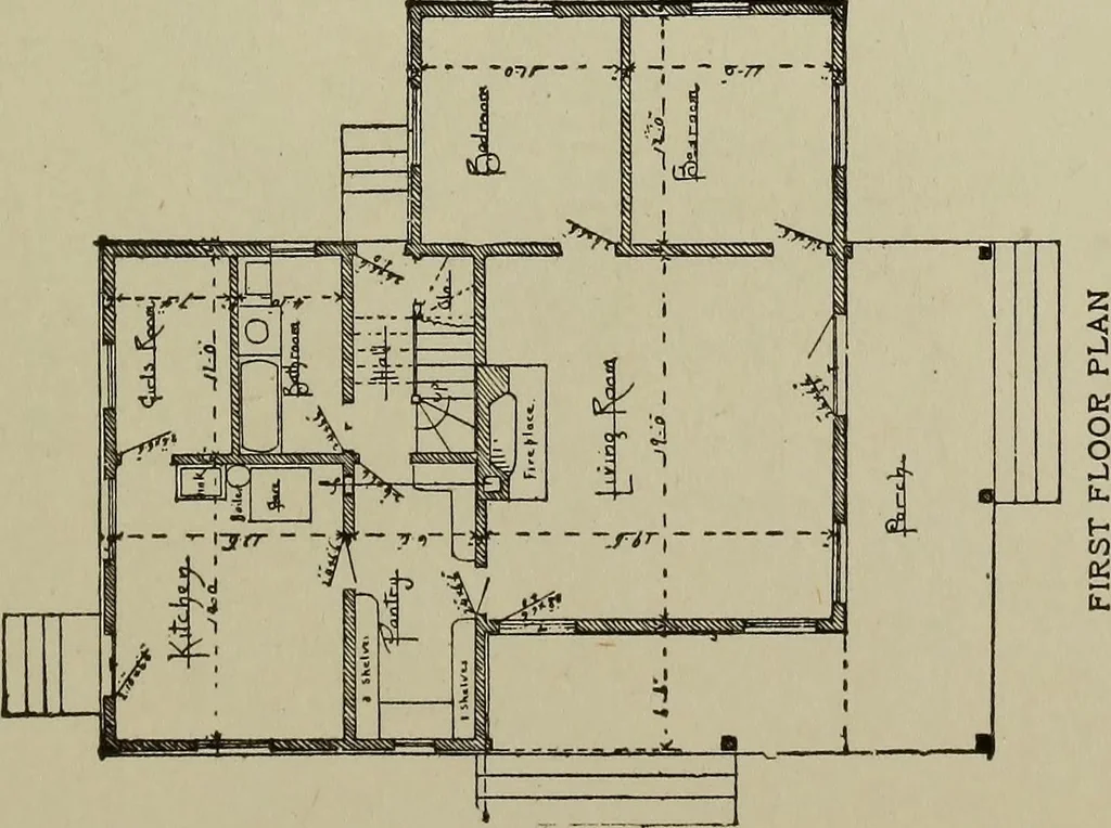 An illustration from Common-sense stair building and handrailing .., 1913, leaf 244