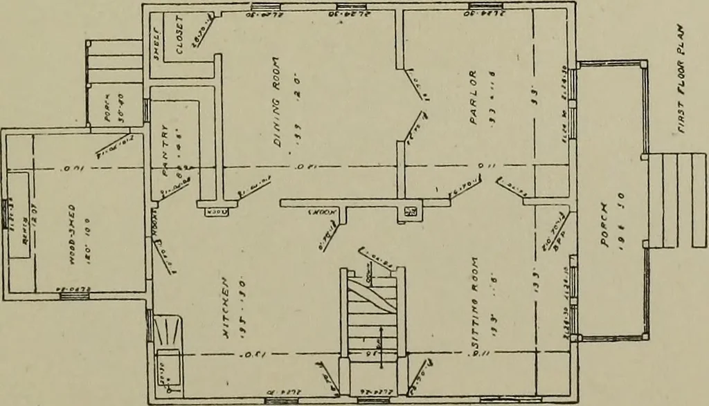 An illustration from Common-sense stair building and handrailing .., 1913, leaf 246