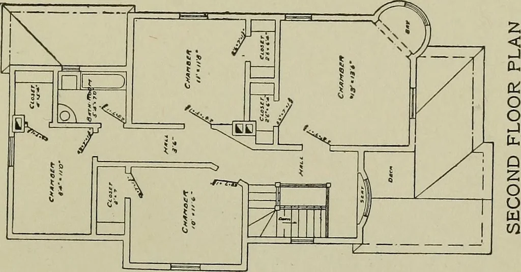 An illustration from Common-sense stair building and handrailing .., 1913, leaf 254