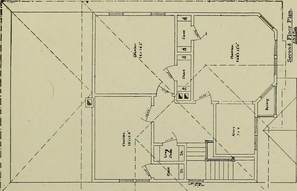 An illustration from Common-sense stair building and handrailing .., 1913, leaf 256