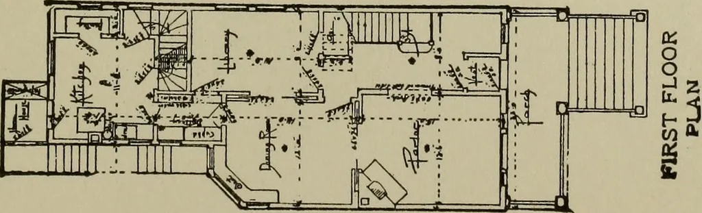 An illustration from Common-sense stair building and handrailing .., 1913, leaf 270