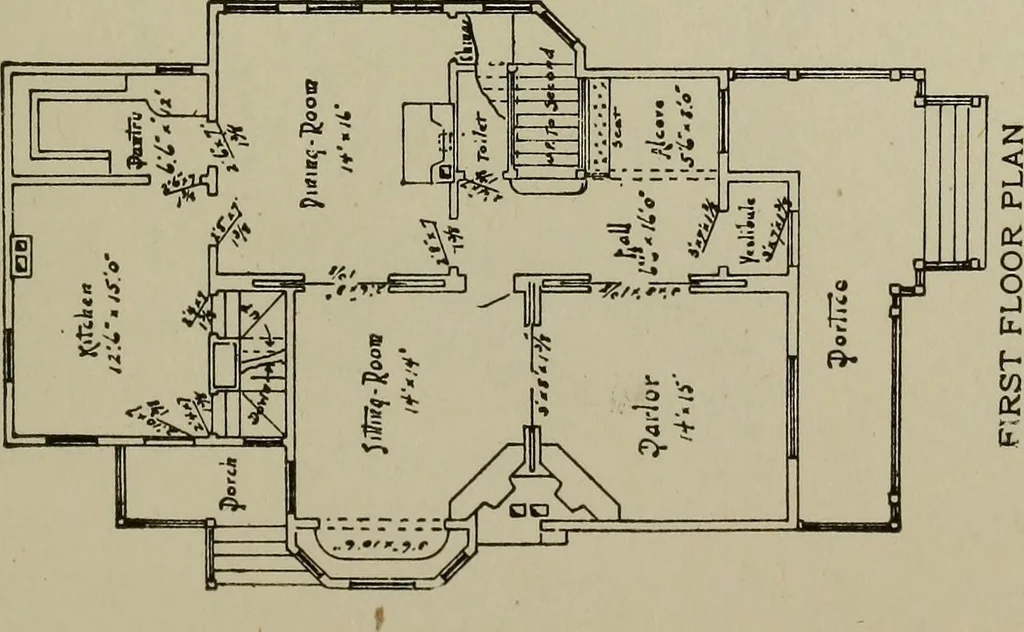 An illustration from Common-sense stair building and handrailing .., 1913, leaf 274