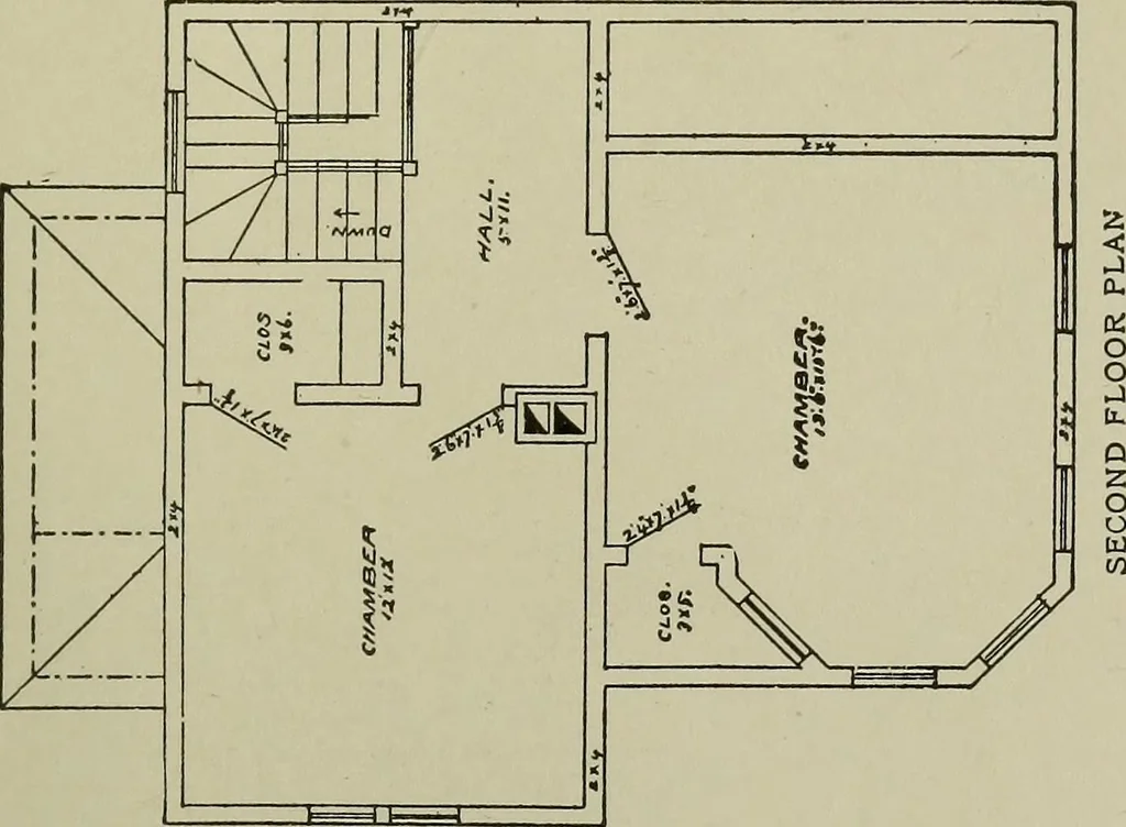 An illustration from Common-sense stair building and handrailing .., 1913, leaf 280