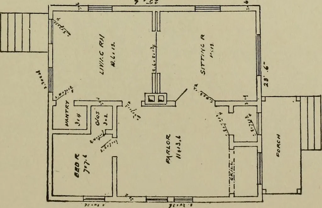 An illustration from Common-sense stair building and handrailing .., 1913, leaf 286