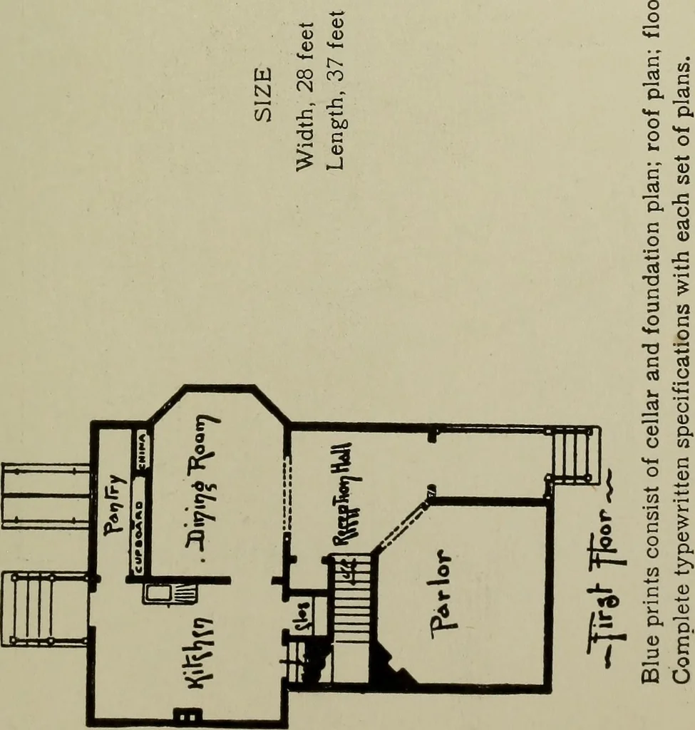 An illustration from Common-sense stair building and handrailing .., 1913, leaf 288