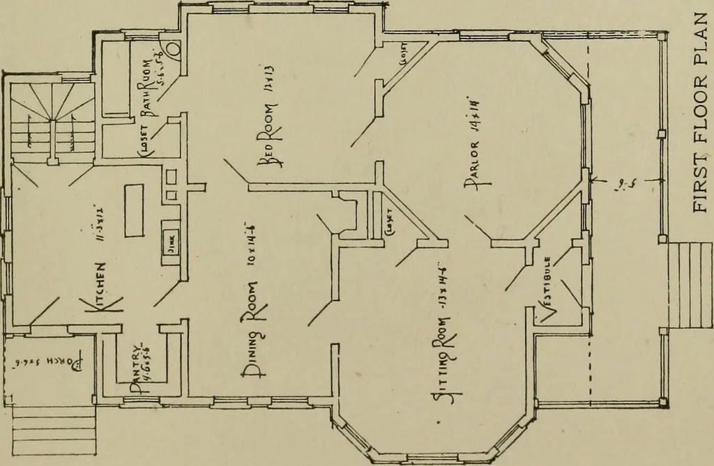 An illustration from Common-sense stair building and handrailing .., 1913, leaf 302