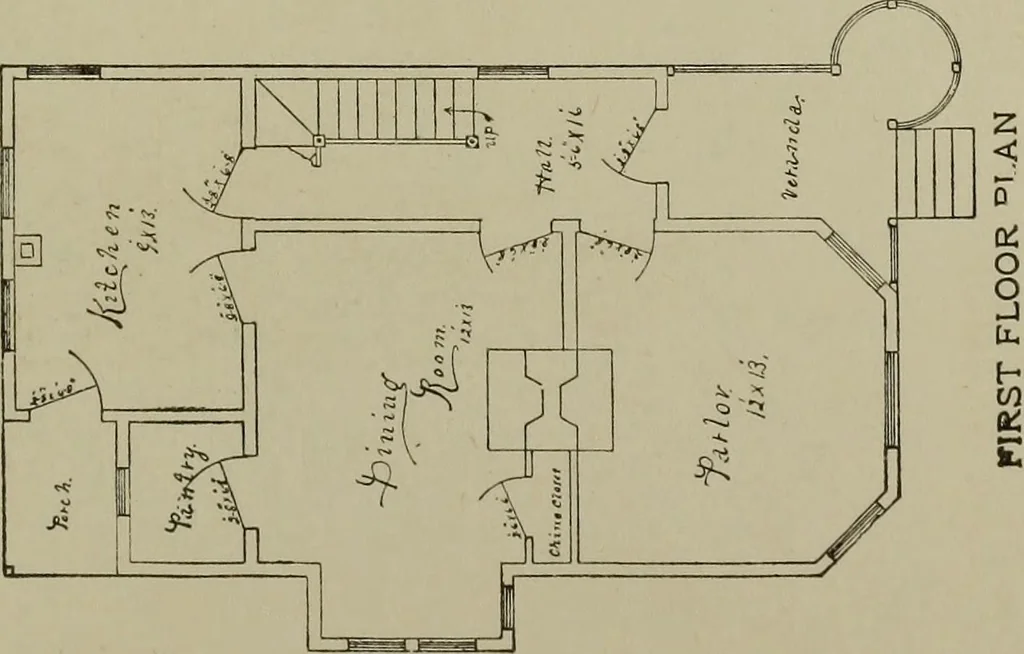 An illustration from Common-sense stair building and handrailing .., 1913, leaf 306