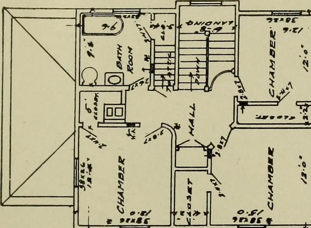 An illustration from Common-sense stair building and handrailing .., 1913, leaf 310