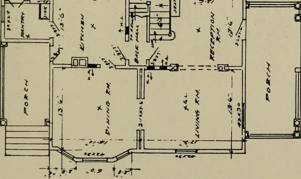An illustration from Common-sense stair building and handrailing .., 1913, leaf 310