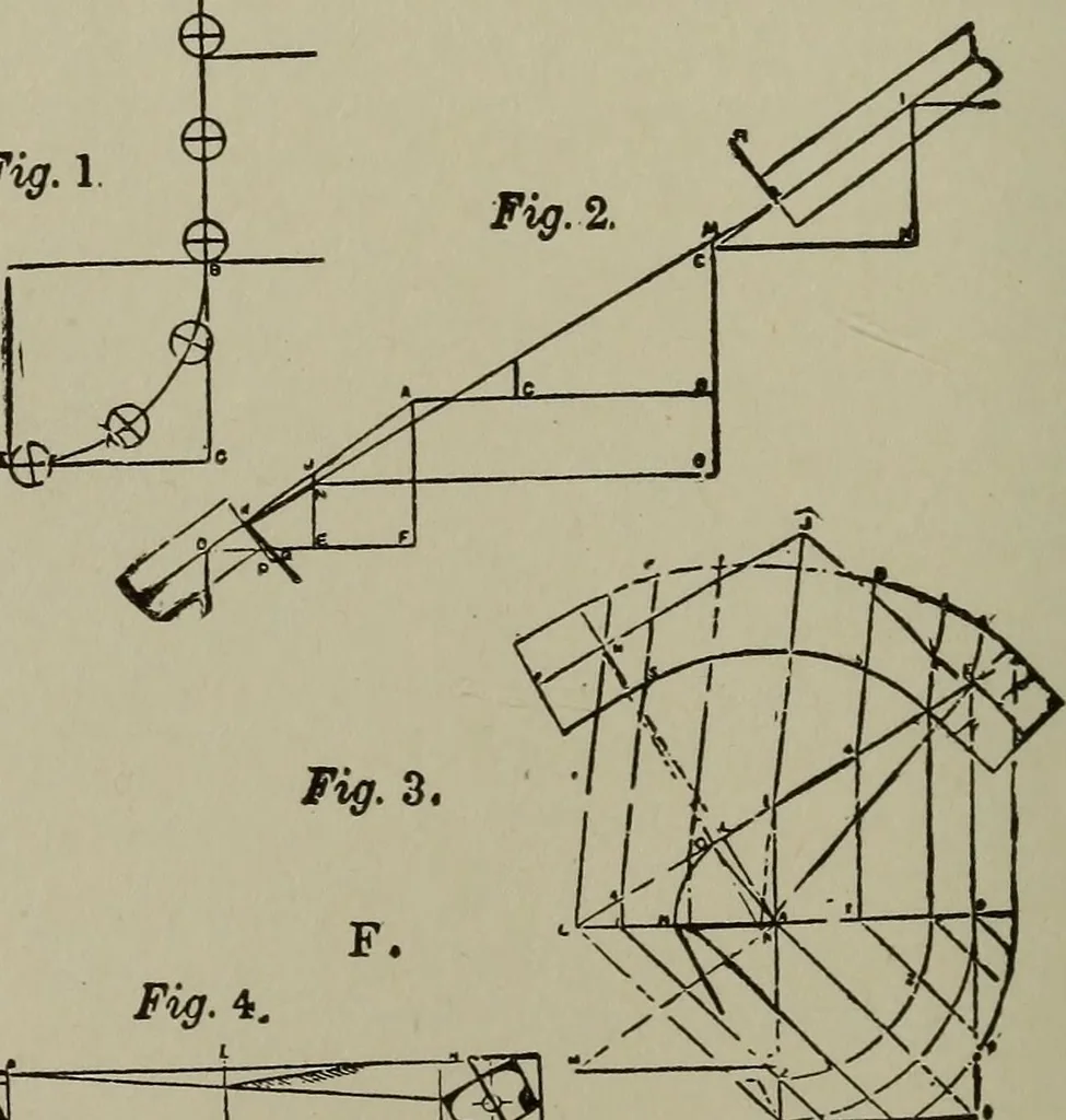 An illustration from Common-sense stair building and handrailing .., 1913, leaf 57
