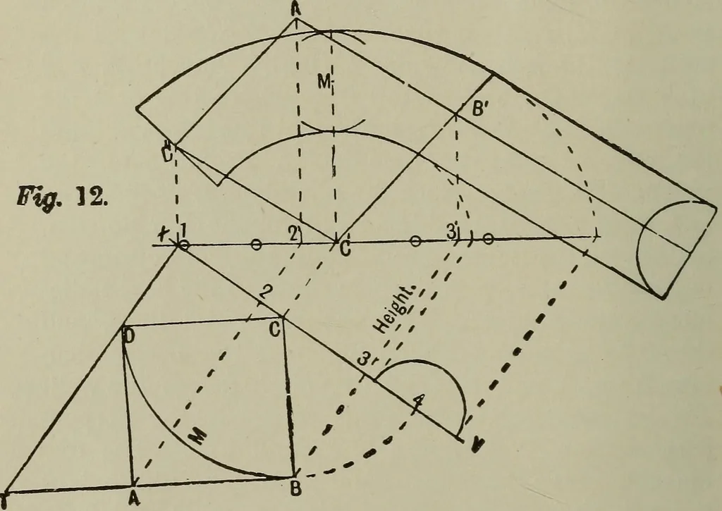An illustration from Common-sense stair building and handrailing .., 1913, leaf 73