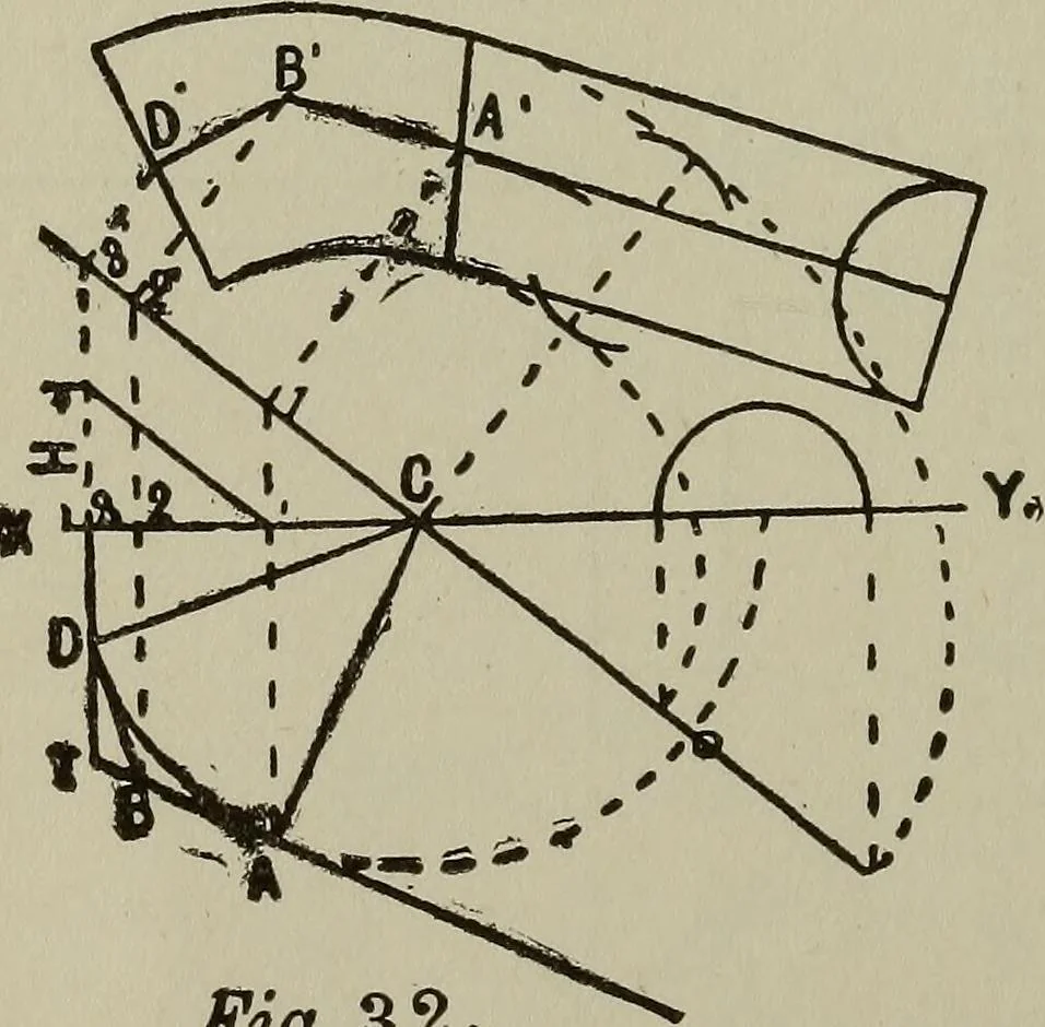 An illustration from Common-sense stair building and handrailing .., 1913, leaf 91