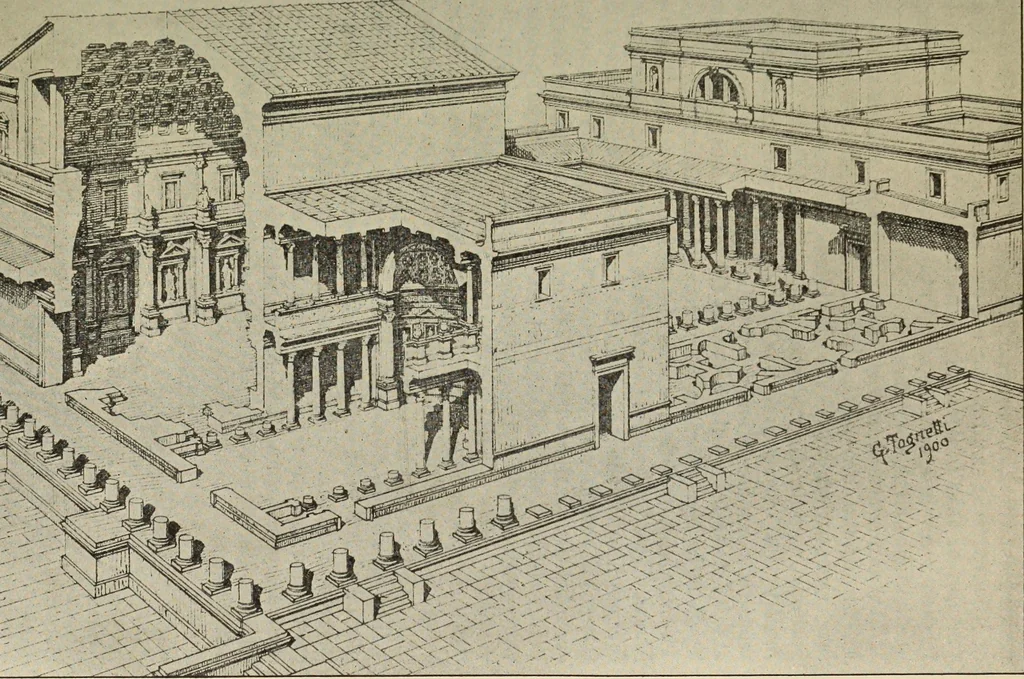 An illustration from Companion to Roman history, 1912, leaf 186