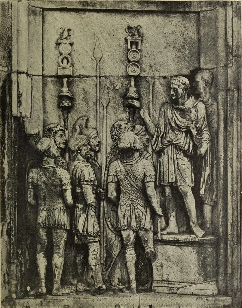 An illustration from Companion to Roman history, 1912, leaf 220
