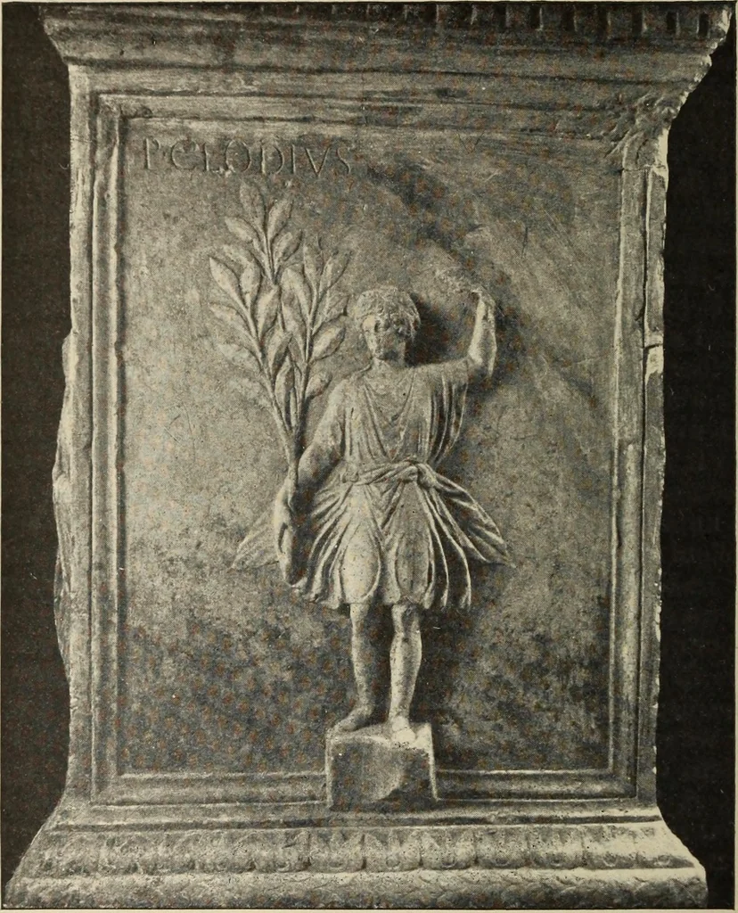 An illustration from Companion to Roman history, 1912, leaf 287