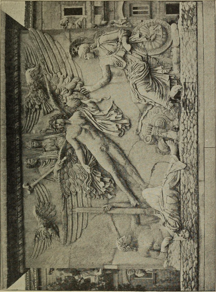 An illustration from Companion to Roman history, 1912, leaf 304