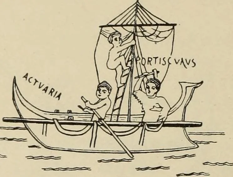 An illustration from Companion to Roman history, 1912, leaf 341
