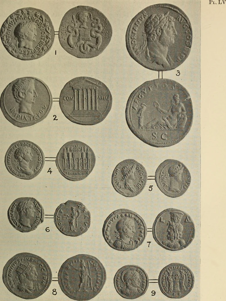 An illustration from Companion to Roman history, 1912, leaf 362