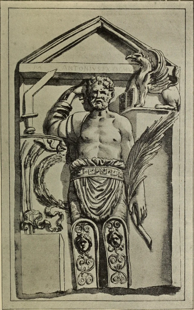 An illustration from Companion to Roman history, 1912, leaf 380