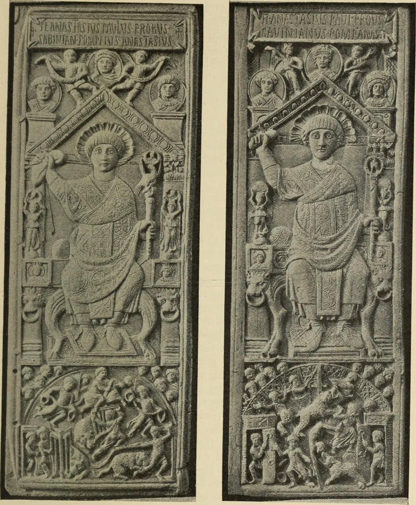 An illustration from Companion to Roman history, 1912, leaf 388