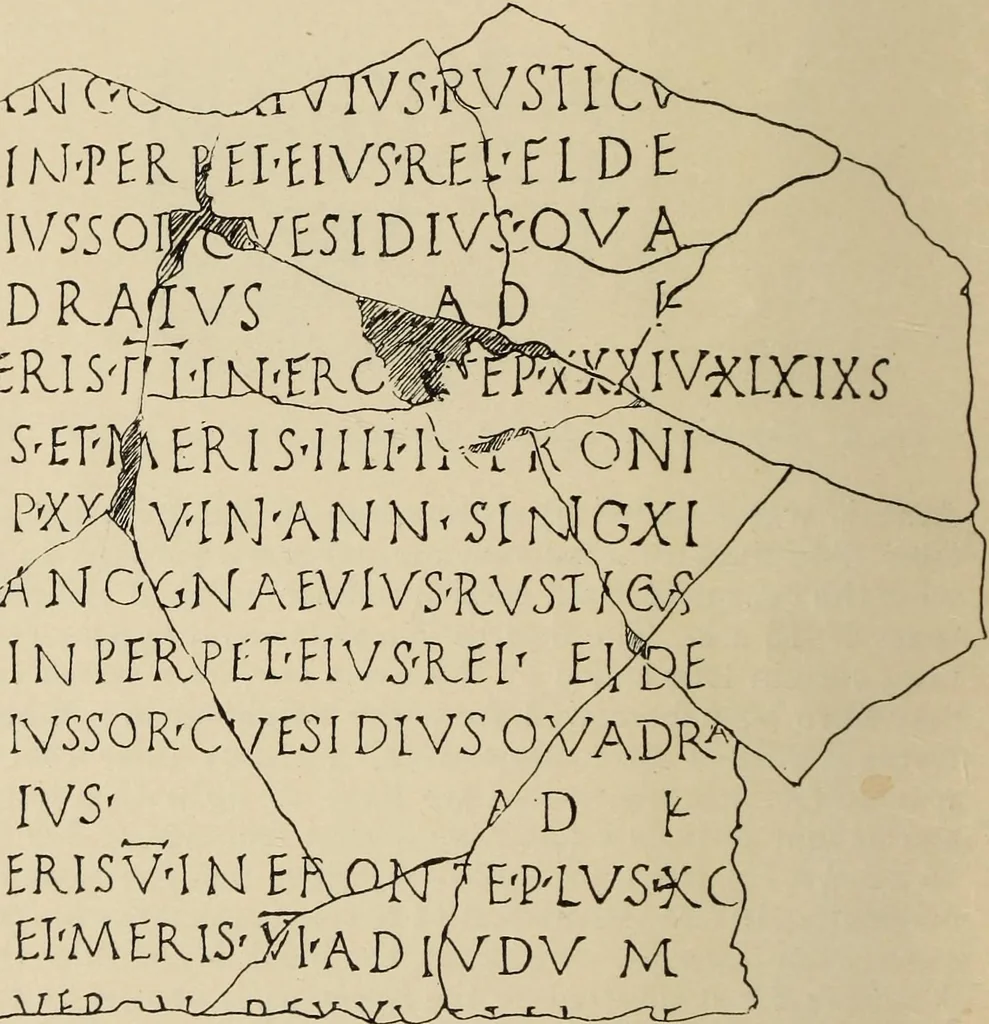 An illustration from Companion to Roman history, 1912, leaf 39