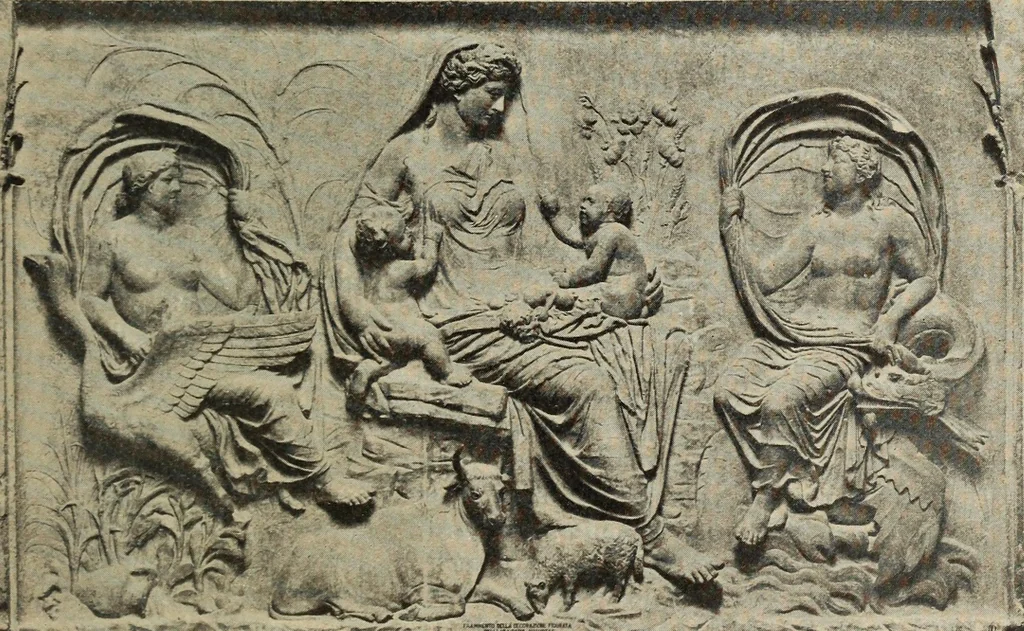 An illustration from Companion to Roman history, 1912, leaf 406