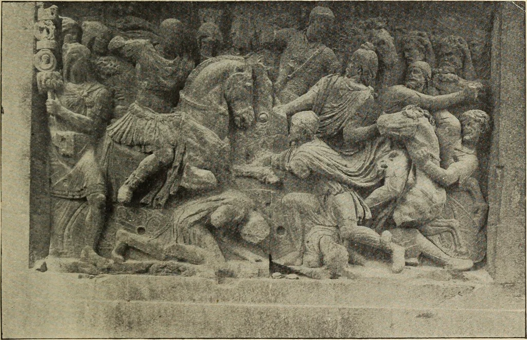 An illustration from Companion to Roman history, 1912, leaf 410