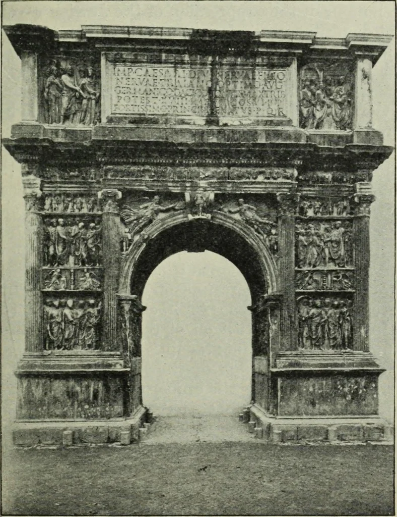 An illustration from Companion to Roman history, 1912, leaf 138