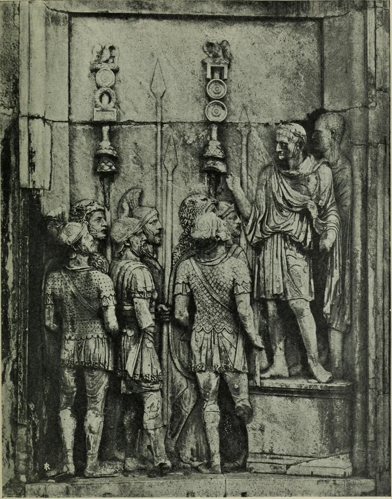 An illustration from Companion to Roman history, 1912, leaf 232