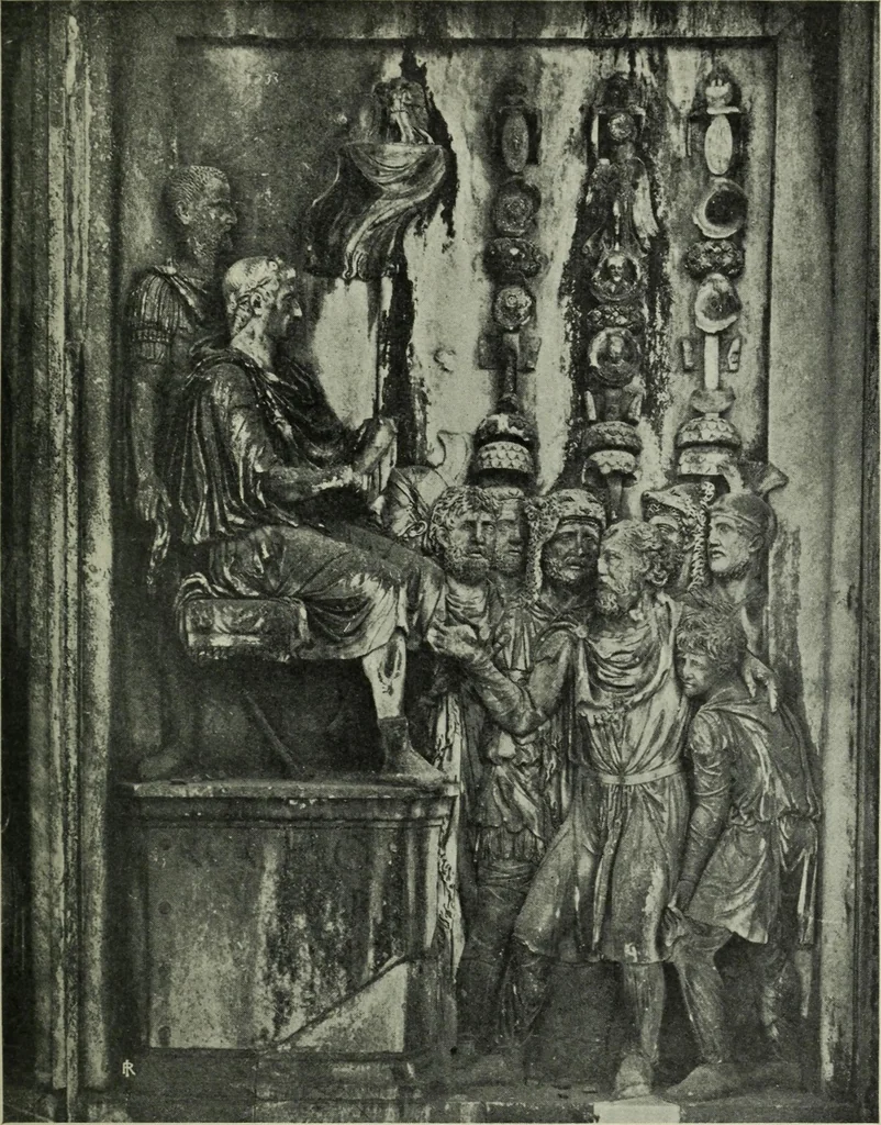 An illustration from Companion to Roman history, 1912, leaf 240