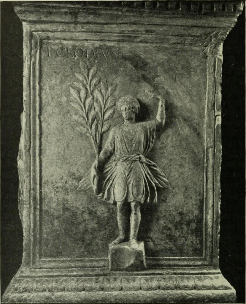 An illustration from Companion to Roman history, 1912, leaf 301