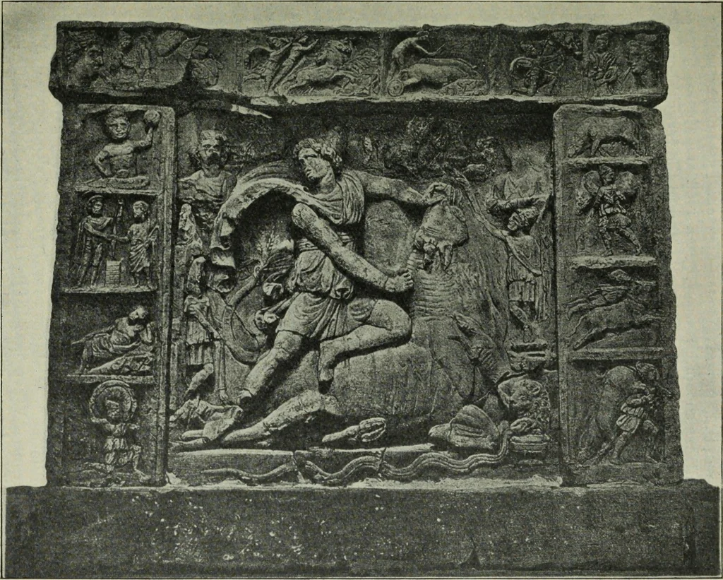 An illustration from Companion to Roman history, 1912, leaf 330