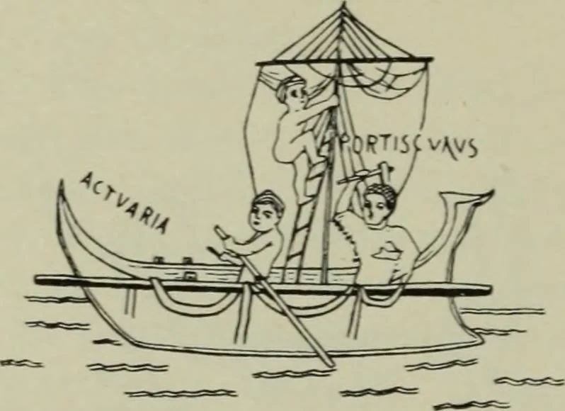 An illustration from Companion to Roman history, 1912, leaf 355