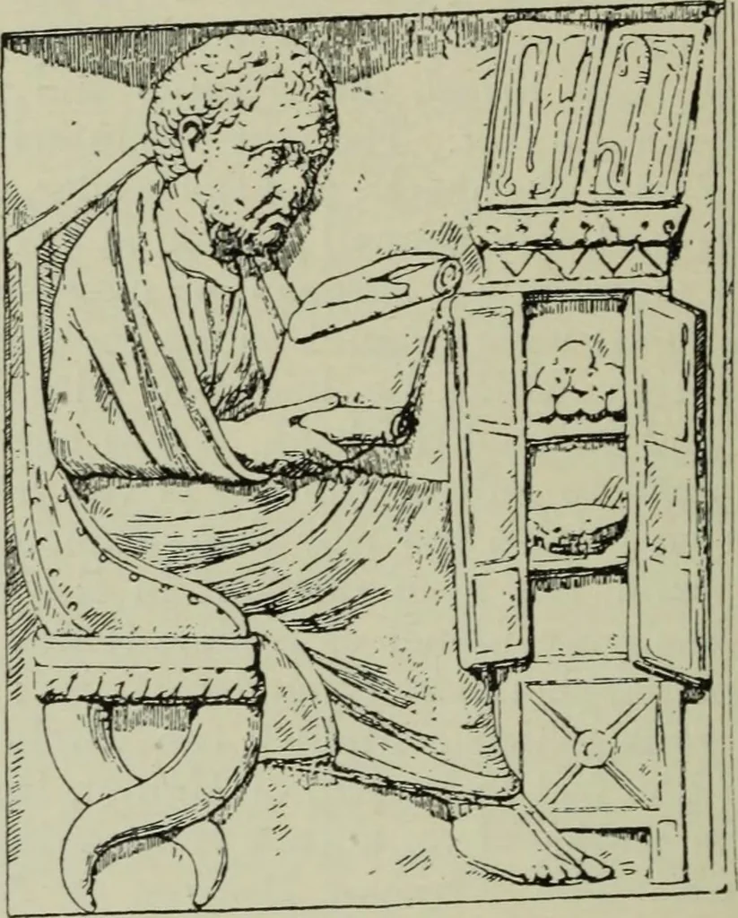 An illustration from Companion to Roman history, 1912, leaf 367