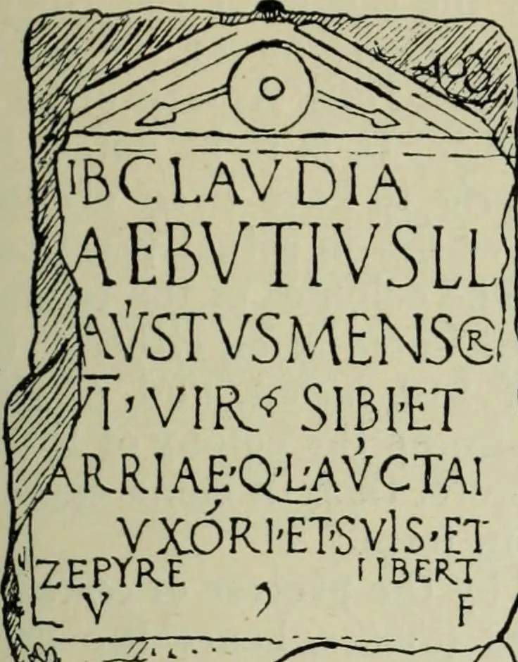 An illustration from Companion to Roman history, 1912, leaf 38
