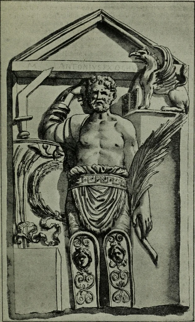An illustration from Companion to Roman history, 1912, leaf 394