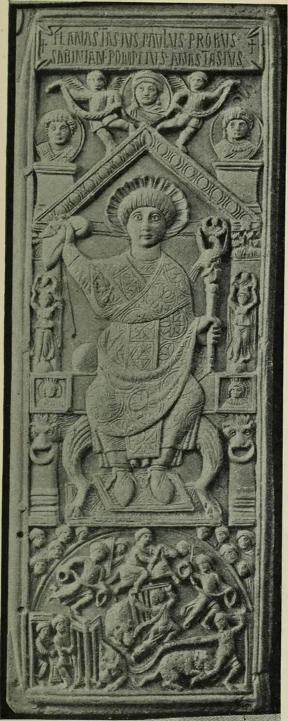 An illustration from Companion to Roman history, 1912, leaf 402