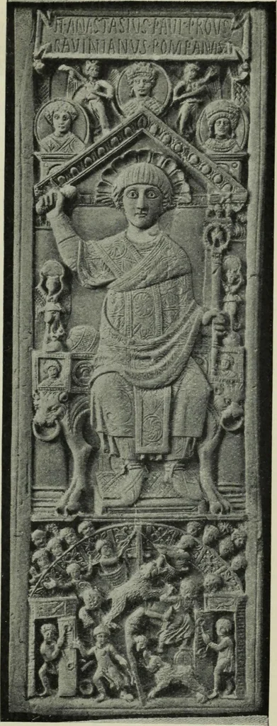 An illustration from Companion to Roman history, 1912, leaf 402