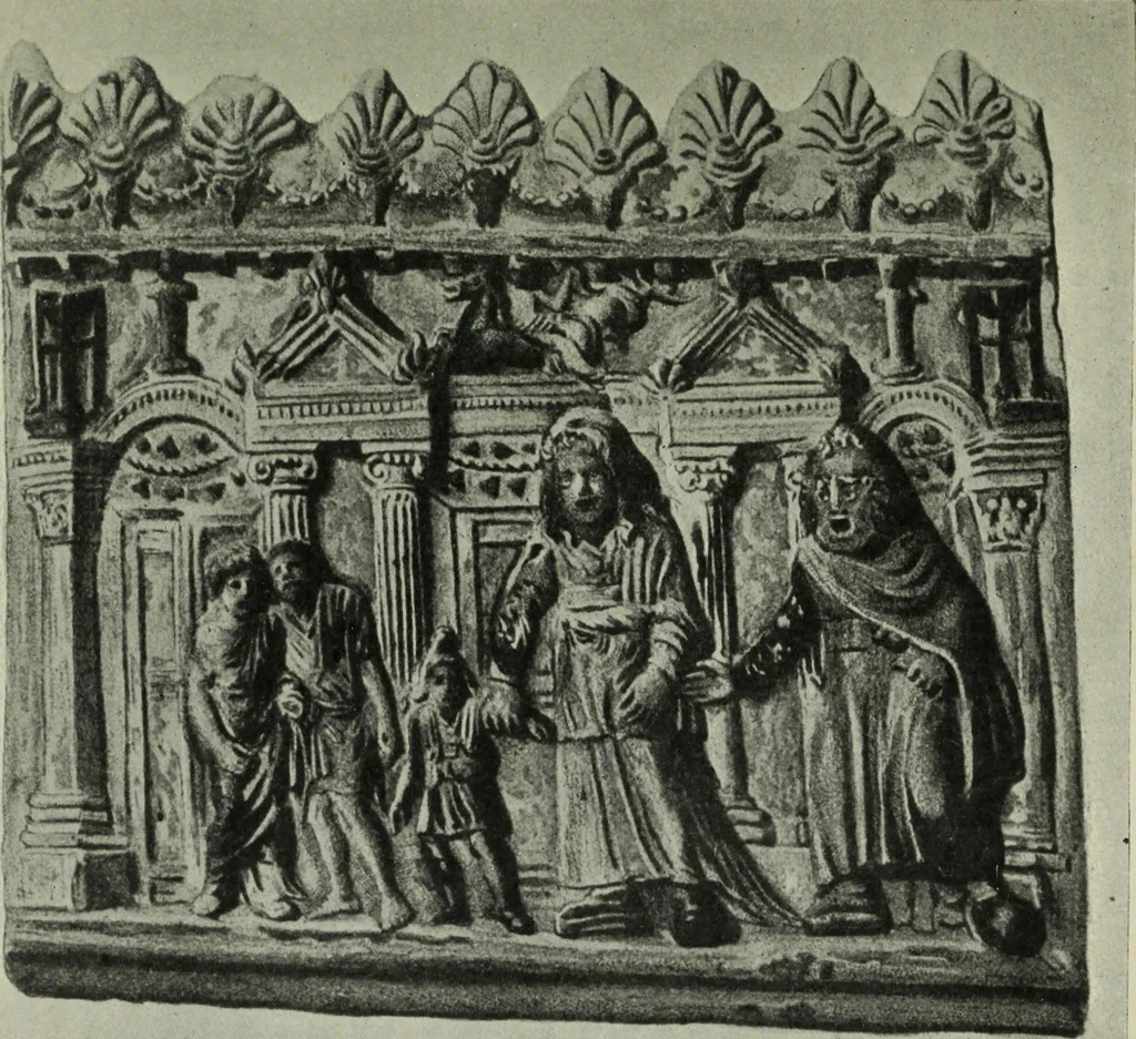 An illustration from Companion to Roman history, 1912, leaf 406