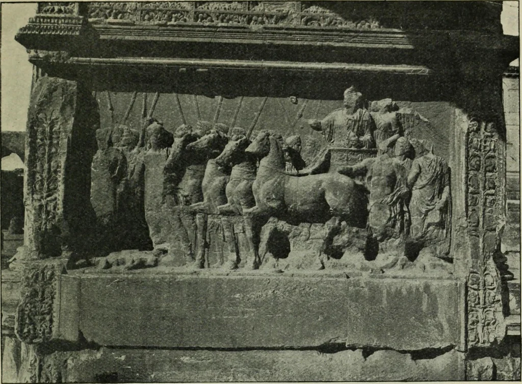 An illustration from Companion to Roman history, 1912, leaf 424