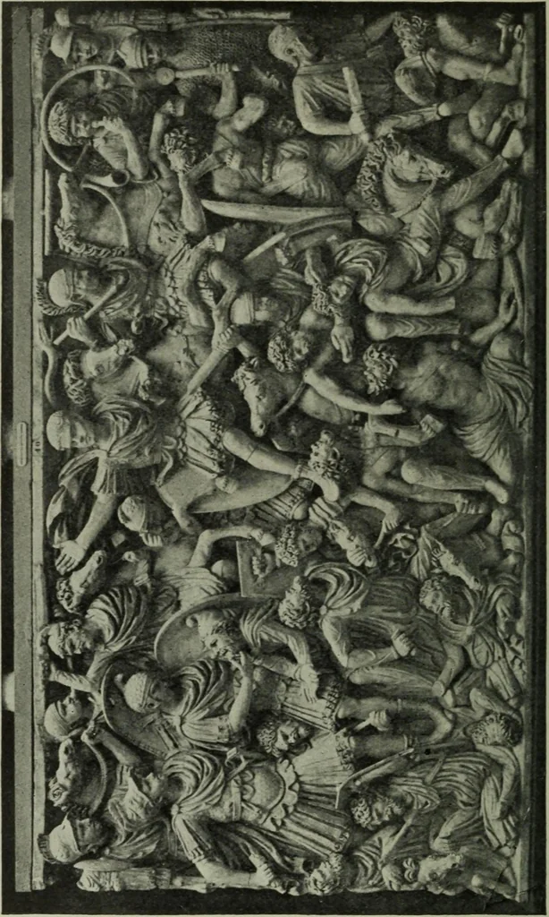An illustration from Companion to Roman history, 1912, leaf 425