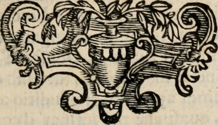 An illustration from Comparatione di Homero, Virgilio e Torqvato : et a chi di loro si debba la palma nell'heroico poema. Del quale si vanno anco riconoscendo i preceti:con dar largo conto de'poeti heroici, tanto Greci, quanto Latini & Italiani. Et in particolare si fà guiditio dell' Ariosto, 1607, leaf 142
