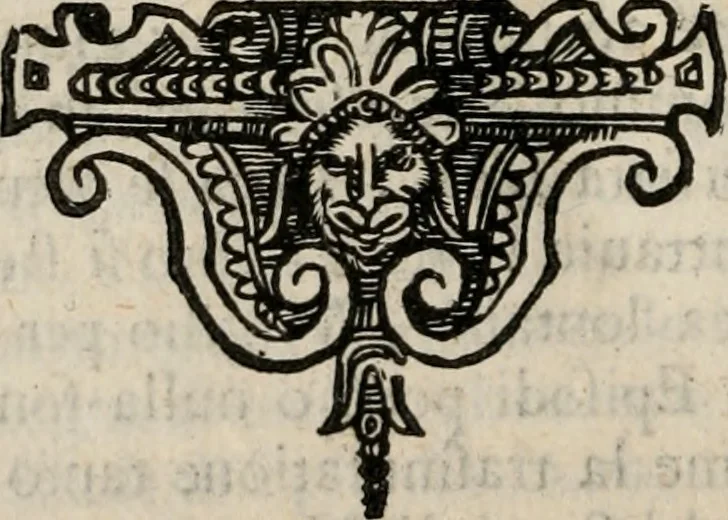 An illustration from Comparatione di Homero, Virgilio e Torqvato : et a chi di loro si debba la palma nell'heroico poema. Del quale si vanno anco riconoscendo i preceti:con dar largo conto de'poeti heroici, tanto Greci, quanto Latini & Italiani. Et in particolare si fà guiditio dell' Ariosto, 1607, leaf 219