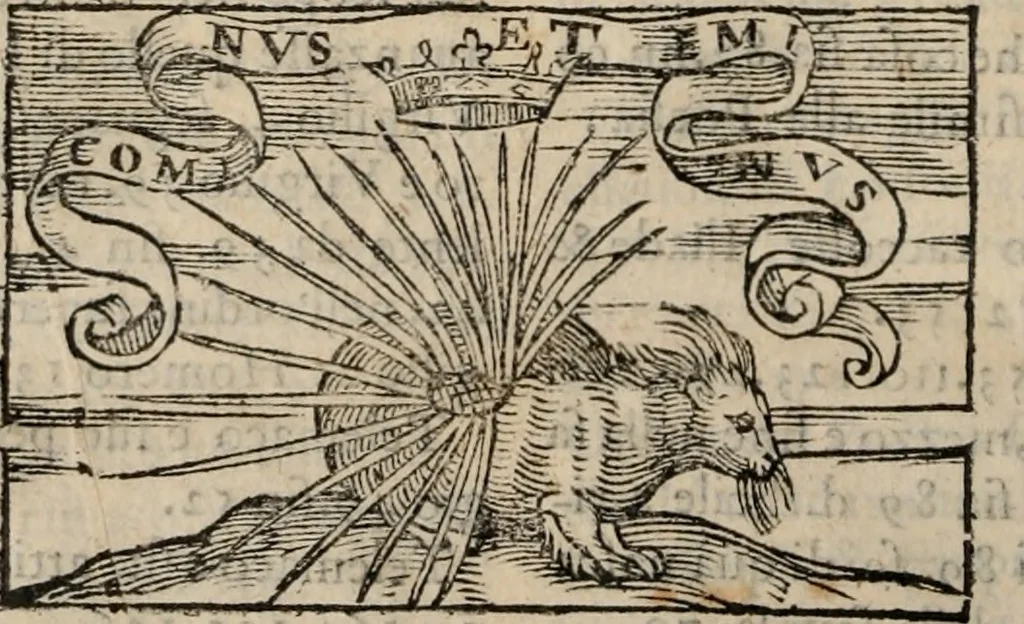 An illustration from Comparatione di Homero, Virgilio e Torqvato : et a chi di loro si debba la palma nell'heroico poema. Del quale si vanno anco riconoscendo i preceti:con dar largo conto de'poeti heroici, tanto Greci, quanto Latini & Italiani. Et in particolare si fà guiditio dell' Ariosto, 1607, leaf 331