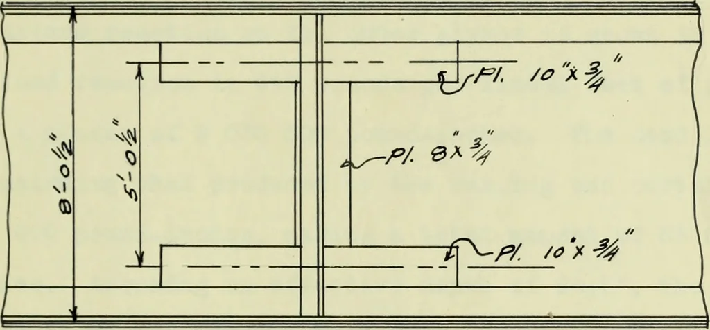 An illustration from Comparative design of a viaduct, 1912, leaf 56